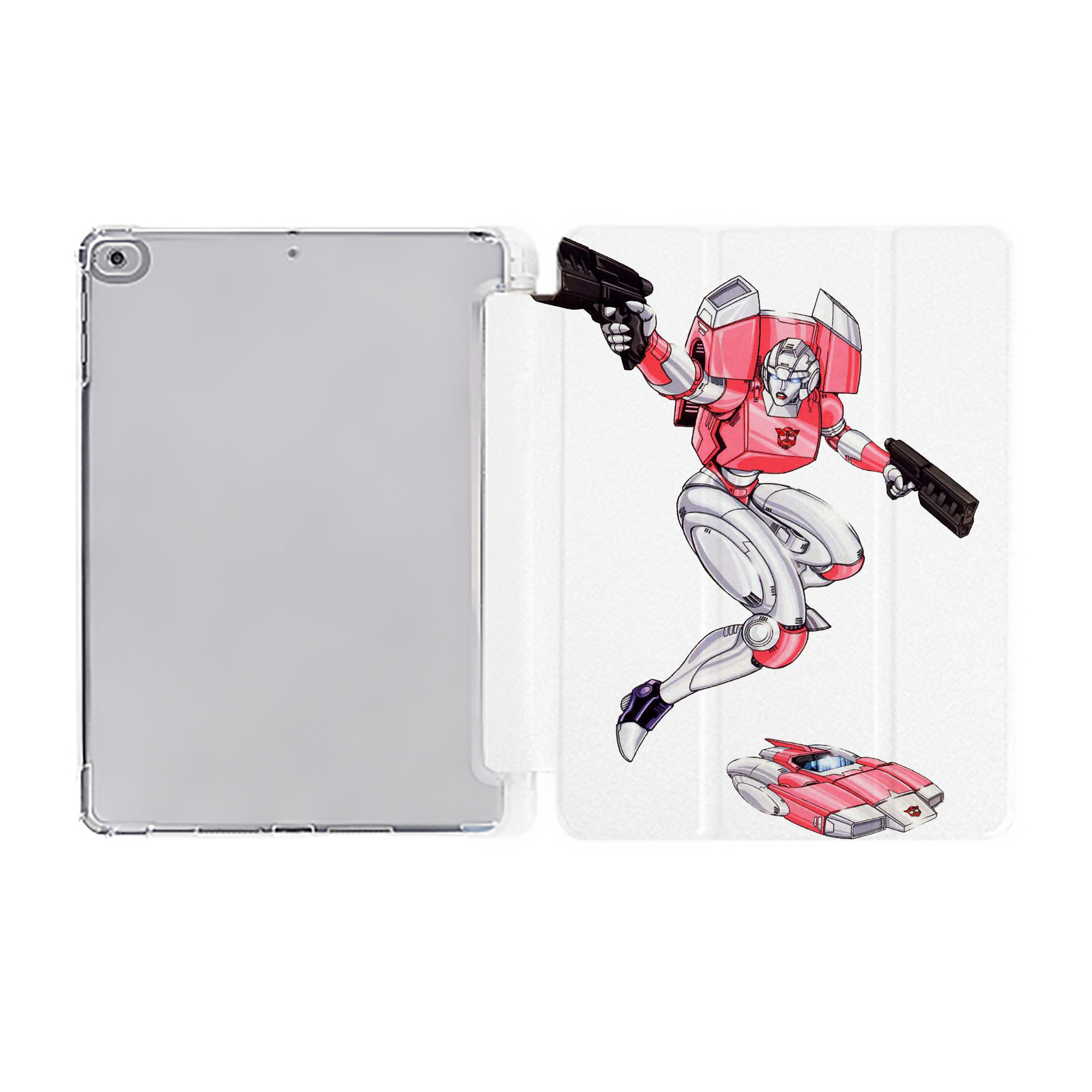 （画像用）  IPad ケース ペン収納付き 三つ折りスタンド PUレザー×シリコン 対応機種9.5/10.5/10.9インチ